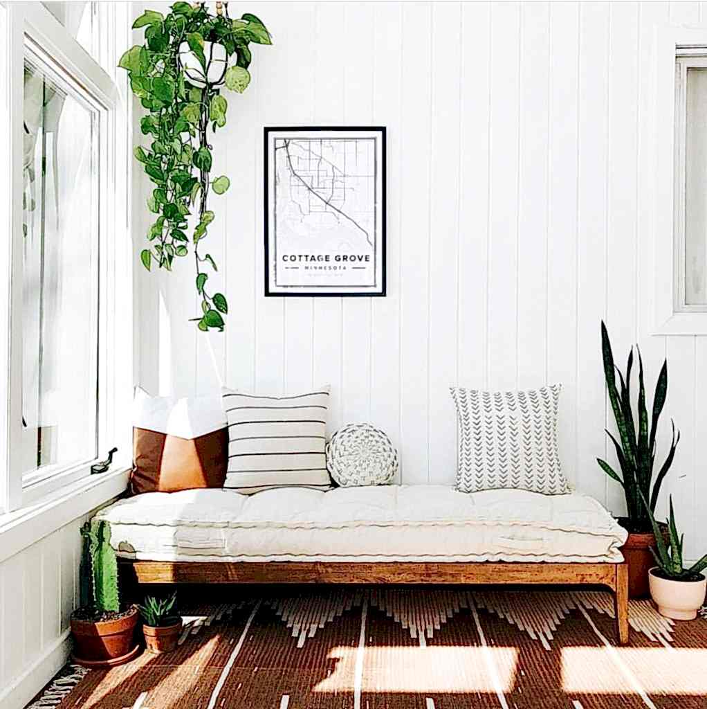 Angela Mueller Minimal Rustic Sun Room