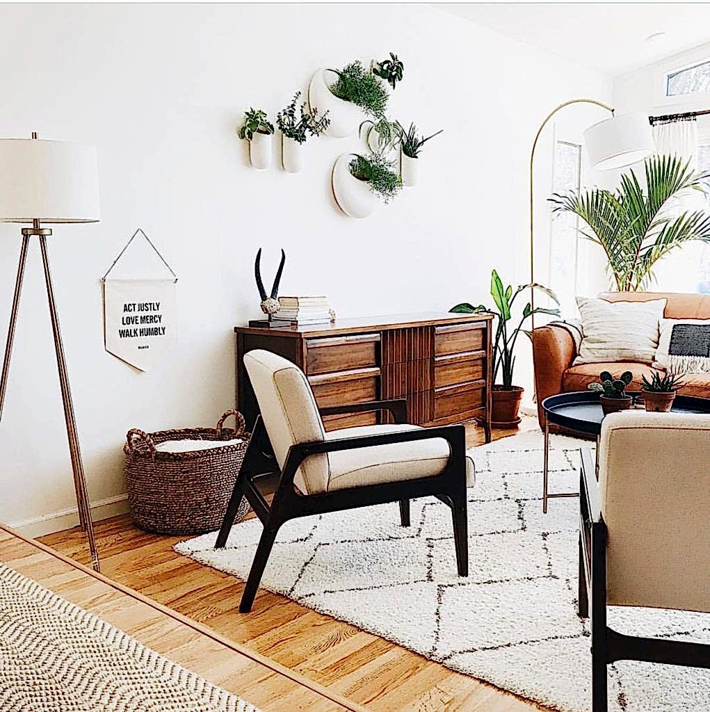 Angela Mueller Minimal Rustic Livingroom