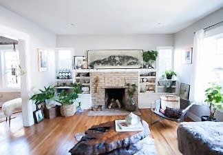 rustic decor, eclectic decor, living room decor