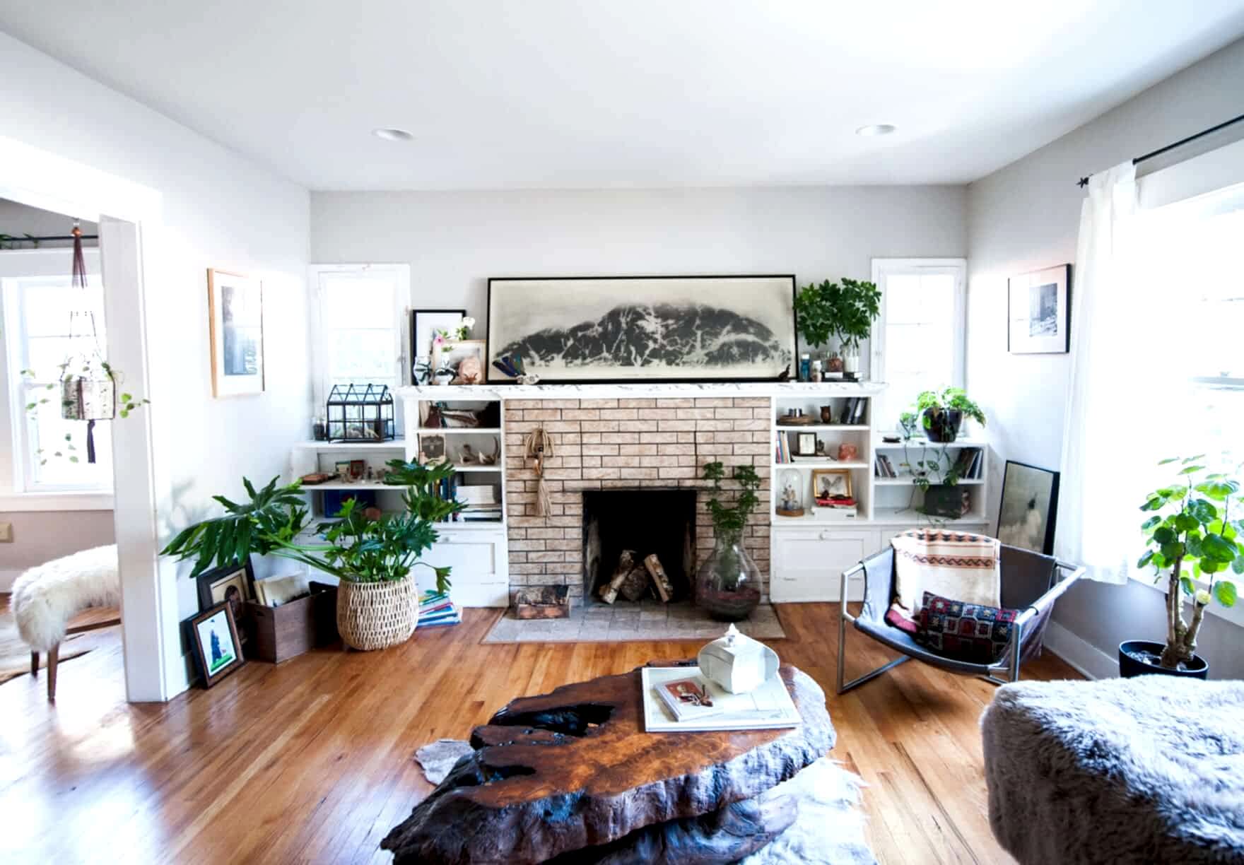 rustic decor, eclectic decor, living room decor