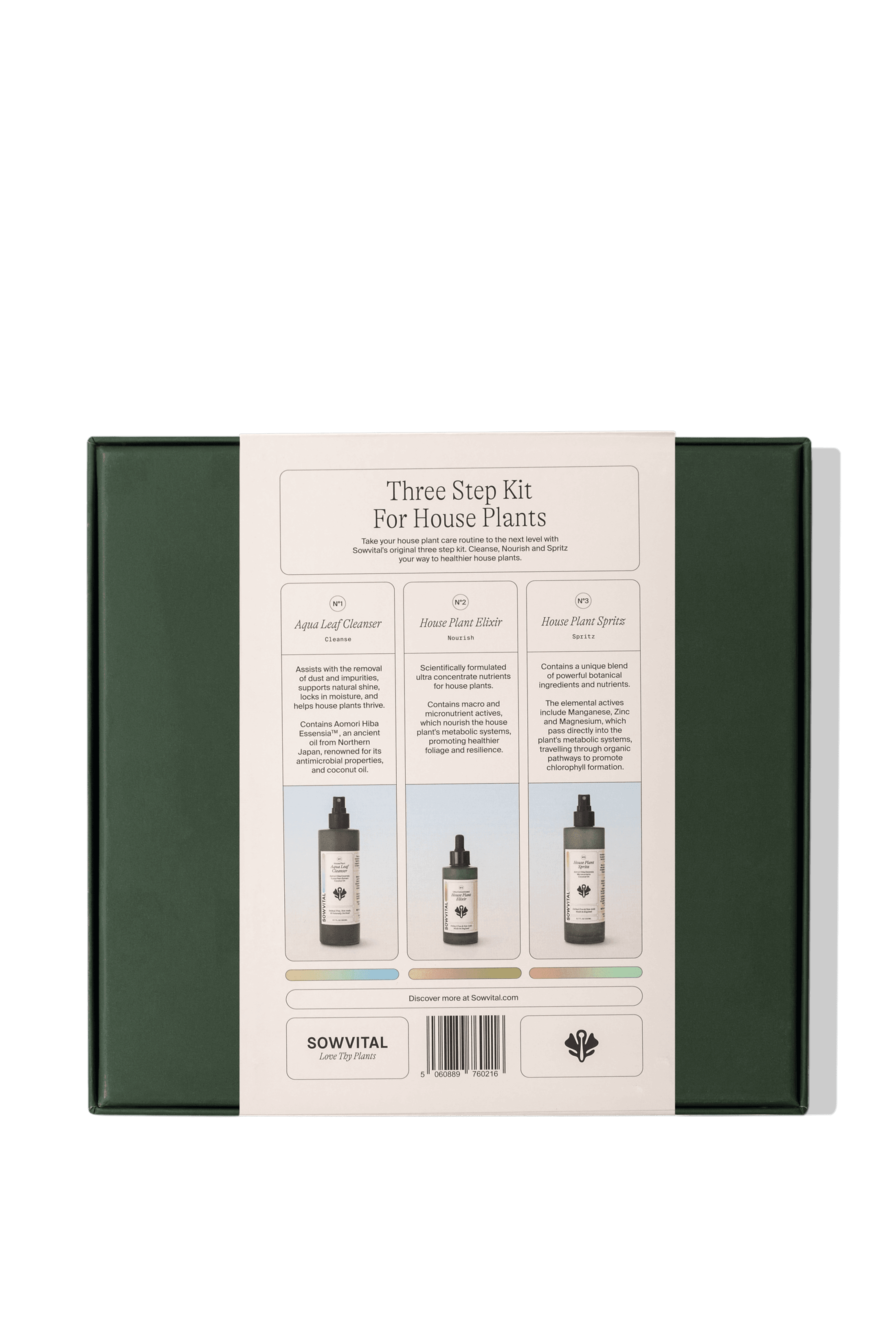 3 step kit box back